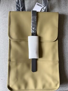 Rains Waterproof Backpack Mini NWT $125 Khaki